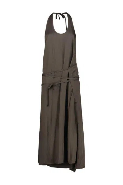 Lemaire Waist Belt Halter Neck Midi Dress
