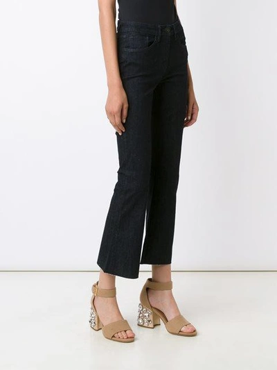A.w.a.k.e. Cropped Flared Jeans