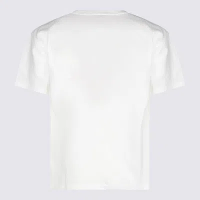 Valentino Mens Avorio Logo-print Crew-neck Cotton-jersey T-shirt