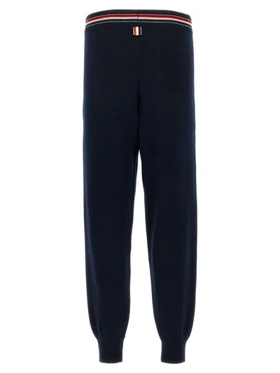 Thom Browne Rwb Stripe Detailed Drawstring Pants