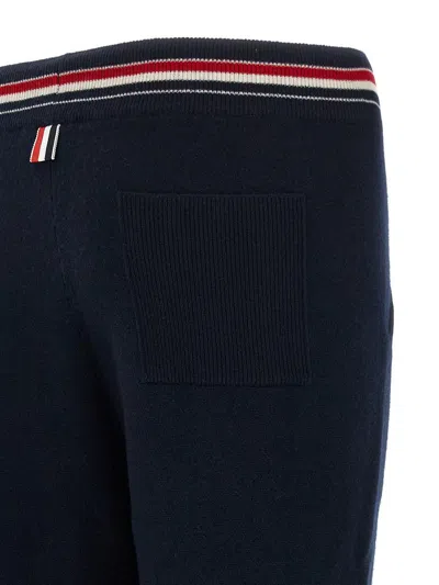 Thom Browne Rwb Stripe Detailed Drawstring Pants