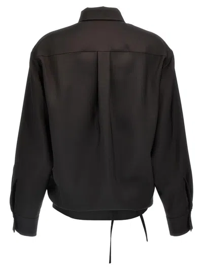 Shop Valentino Garavani  Techno Light Wool Shirt