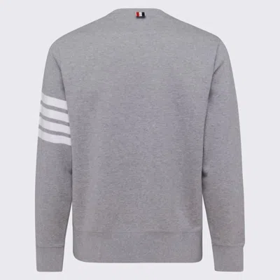 Thom Browne Loopback Jersey Knit 4-bar Crewneck Sweatshirt