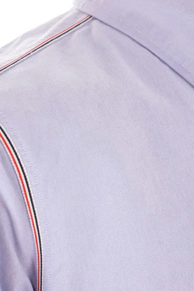 Thom Browne Camicia Button Down Con Finiture In Gros Grain