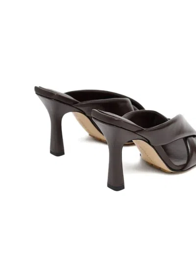 Bottega Veneta Criss Cross Padded Leather Slide Sandals