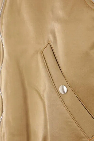 Mythinks Bomber-style Vest In Brown