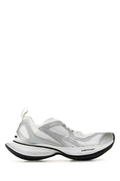 Balenciaga Two-tone Mesh And Fabric Circuit Sneakers