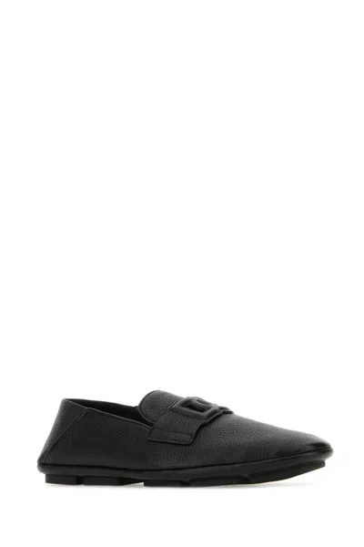 Dolce & Gabbana Round Head Loafer Shoes