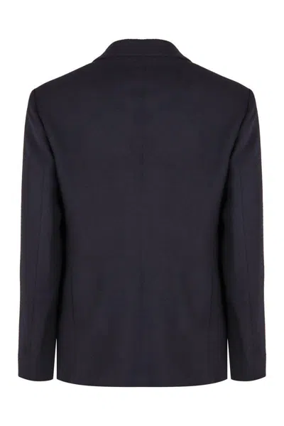 Giorgio Armani Tailored Jacket With Notched Lapel And Back Slit