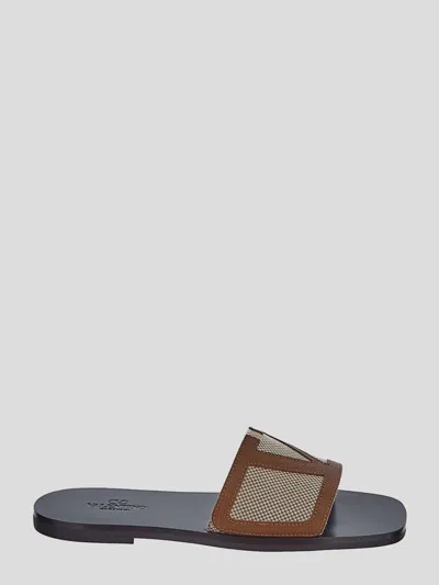 Valentino Garavani Superstar Slide Slipper With Vlogo Detail And Premium Materials