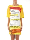 MOSCHINO Short-Sleeve Prescription Print T-Shirt Dress