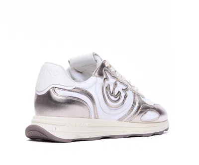 Pinko Low Top Sneakers Metallic Finish