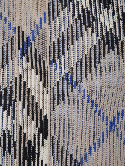 Burberry Check Media Canvas Tote Bag