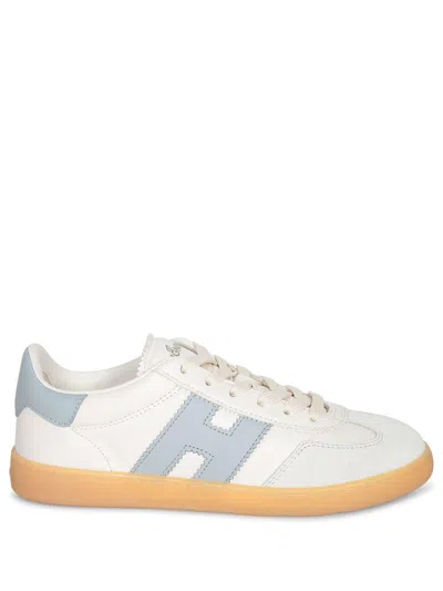 Hogan Cool Suede-trimmed Leather Sneakers