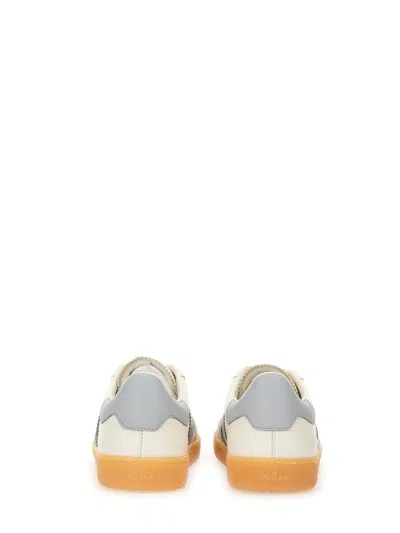 Hogan Cool Suede-trimmed Leather Sneakers
