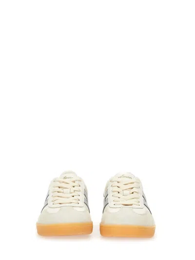 Hogan Cool Suede-trimmed Leather Sneakers