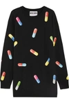 MOSCHINO Printed wool jumper dress