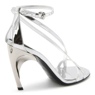 Alexander Mcqueen Twisted Armadillo 95mm Patent Sandals