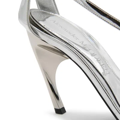 Alexander Mcqueen Twisted Armadillo 95mm Patent Sandals