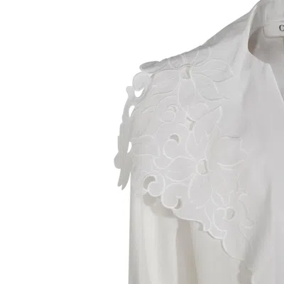 Chloé White Cotton Shirt In White