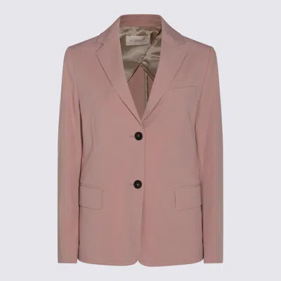 Montedoro Pink Cotton Casual Jacket