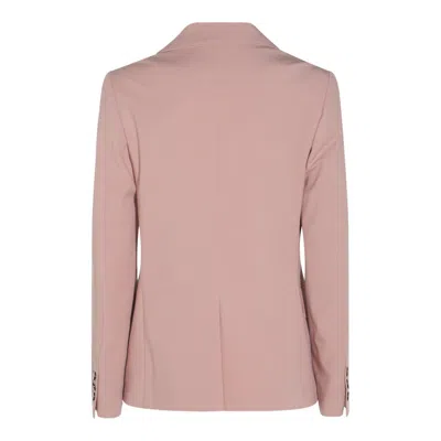 Montedoro Pink Cotton Casual Jacket