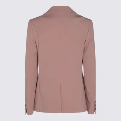 Montedoro Pink Cotton Casual Jacket