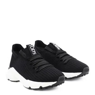 Tod's Comfortable Rubber And Fabric Sneakers
