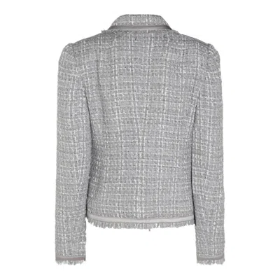 Dolce & Gabbana Tailored Jacket With Button Detailing And Frayed Edges