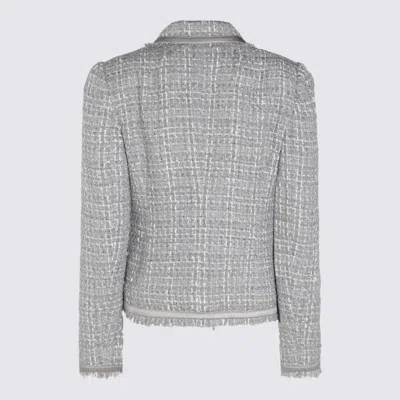 Dolce & Gabbana Tailored Jacket With Button Detailing And Frayed Edges