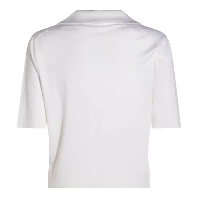 Malo White Wool Polo Shirt