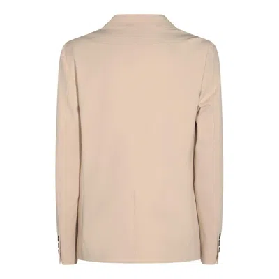 Montedoro Beige Cotton Casual Jacket
