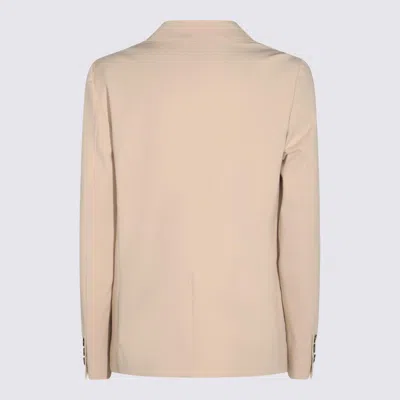 Montedoro Beige Cotton Casual Jacket