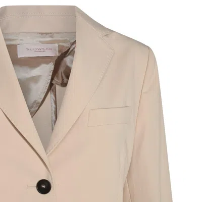 Montedoro Beige Cotton Casual Jacket