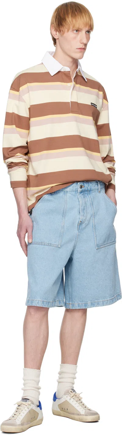 Maison Kitsuné Maison Kitsune' Cotton Denim Short Pants