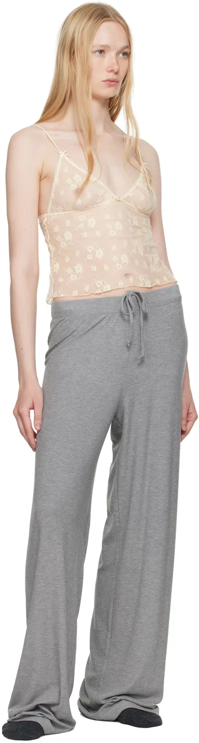 Skims Ssense Exclusive Yellow Spring Intimates Triangle Camisole