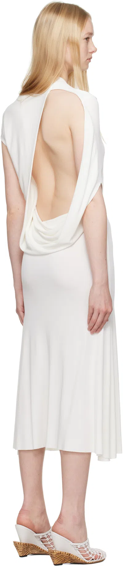 Jacquemus White La Croisière 'the Salerno' Midi Dress