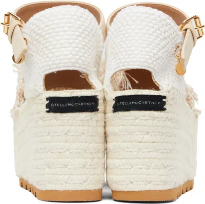 Stella Mccartney Canvas Wedge With Multicolor Fringe Detail