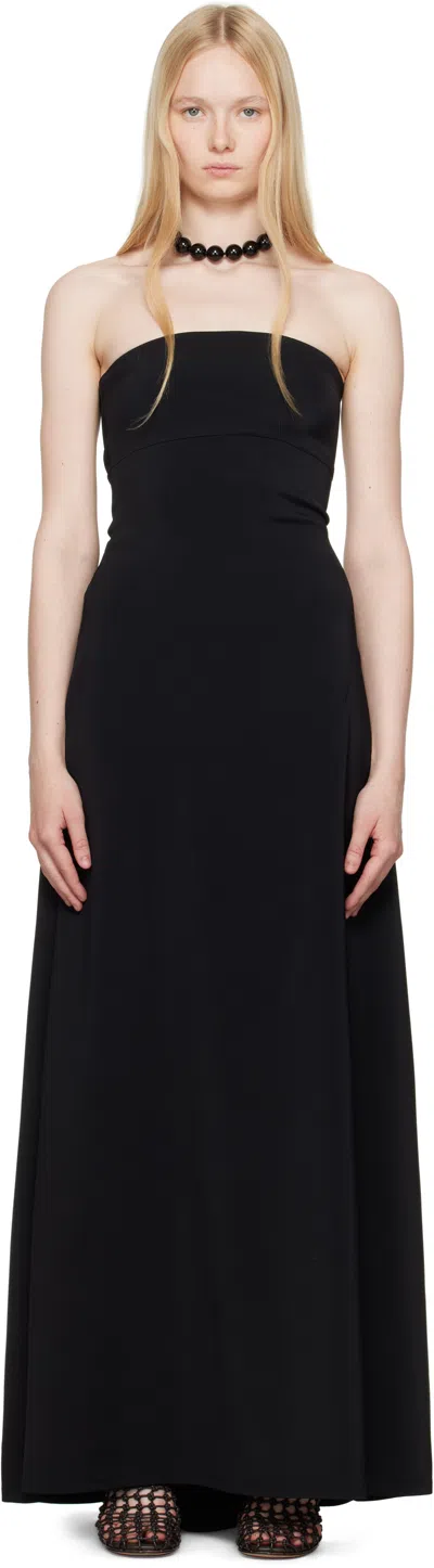 Jacquemus Black La Croisière 'the Bustier' Maxi Dress