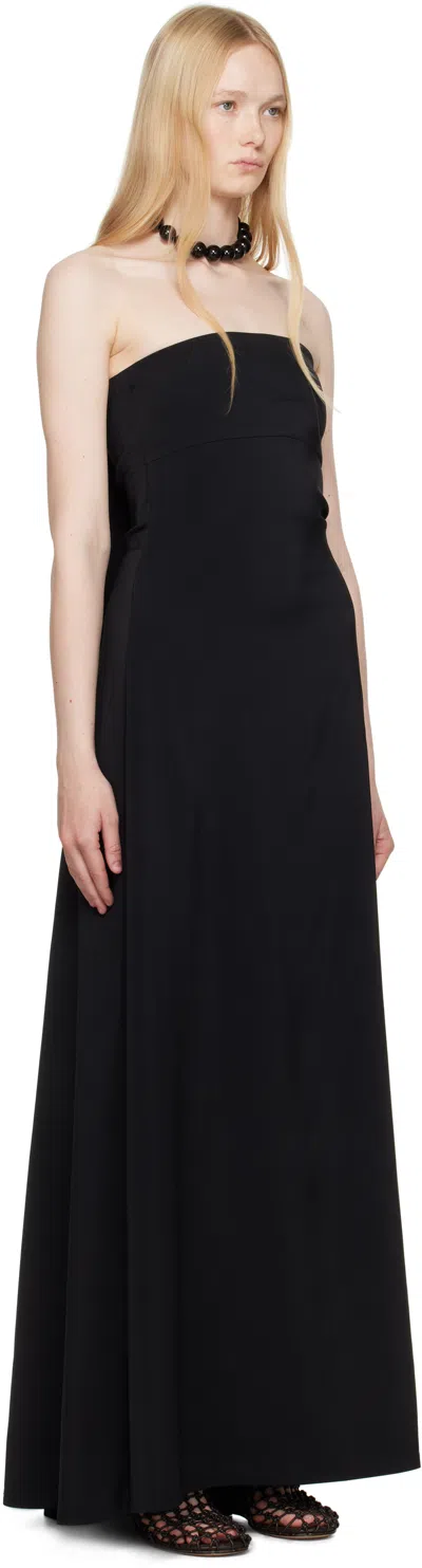 Jacquemus Black La Croisière 'the Bustier' Maxi Dress