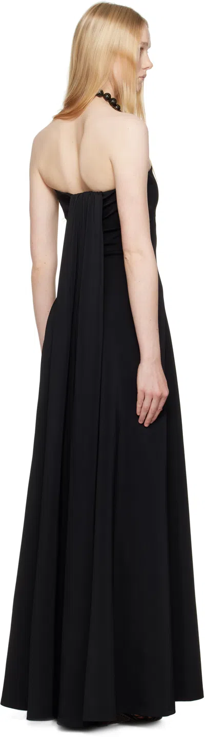 Jacquemus Black La Croisière 'the Bustier' Maxi Dress