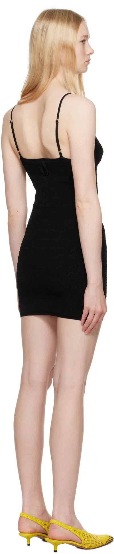 Jacquemus Women's La Mini Robe Scala In Black