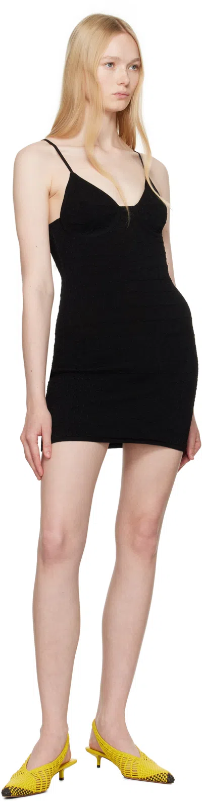 Jacquemus Women's La Mini Robe Scala In Black