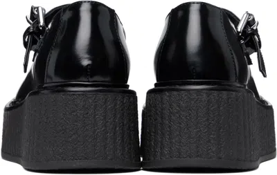 Moschino Lace-up Shoes 'olivia' Mary Jane In Black