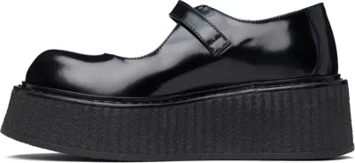 Moschino Lace-up Shoes 'olivia' Mary Jane In Black