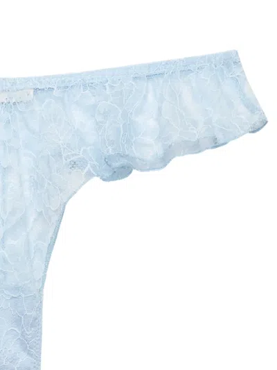 Fleur Du Mal Jasmine Lace Flutter Briefs