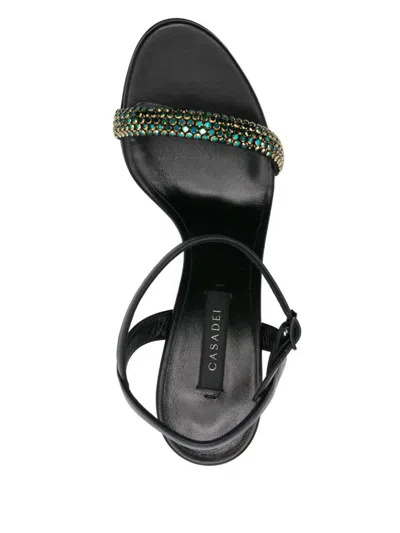 Casadei 80mm Crystal-embellished Sandals