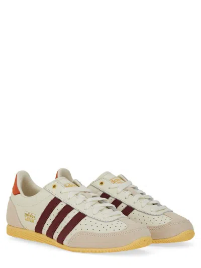 Adidas Originals Womens Offwhite Shadow Red Oran Japan Leather Low-top Trainers