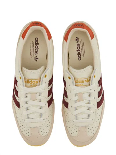 Adidas Originals Womens Offwhite Shadow Red Oran Japan Leather Low-top Trainers
