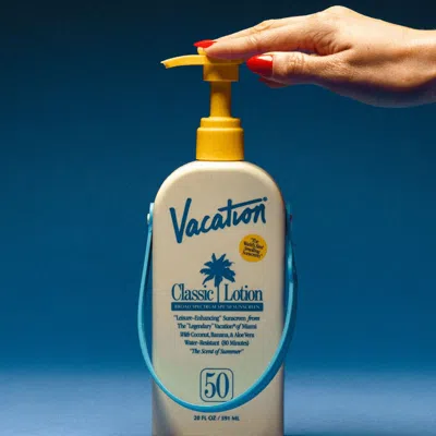 Vacation Classic Lotion Spf 50 Sun Lotion Jug In Transparent